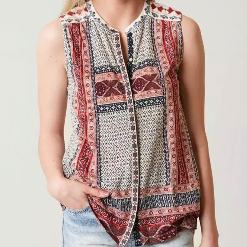 Lucky Brand Boho Sleeveless Top